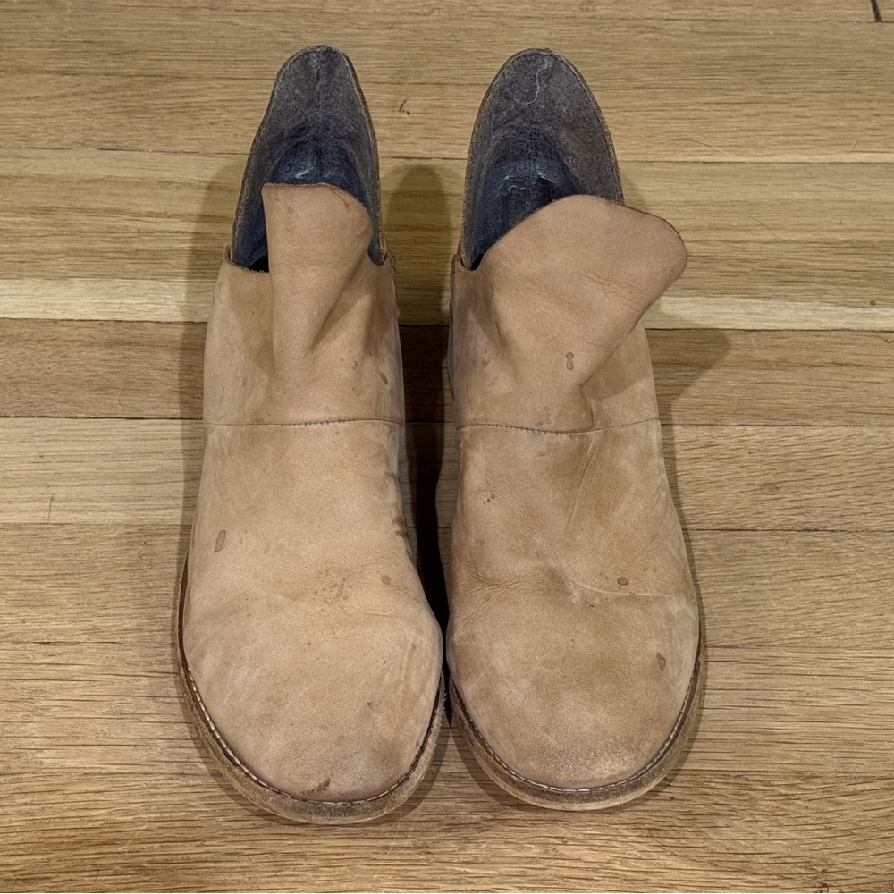 Crevo Britain Tan Leather Ankle Boots 9.5 CW1005-230